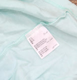 Karen Scott Womens Knit Short Sleeve Henley Shirt Top Aqua Blue Green XL