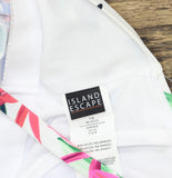 Island Escape Womens Capetown Underwire Tankini Swim Top N760558 White Multi 10