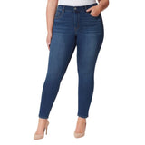 Jessica Simpson Womens Adored Curvy High Rise Ankle Skinny Jeans Mia Blue 16W