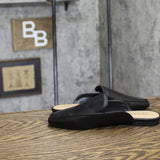 Journee Collection Womens Akza Mule Flats AKZA-FLATS Black 7.5M