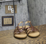 Journee Collection Womens Solay Sandals Braided SOLAY Brown 12M