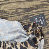 Bar III Womens Animal-Print Cowlneck One-Piece Swimsuit MBBC23230 Animal Brown M