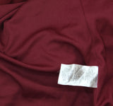 Betsy & Adam Petite Cap Sleeve Gathered Draped Slit Gown Dress Bordeaux Red 8P