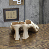 A New Day Women's Tia Mule Heels 89530591 Cream Off White 8M