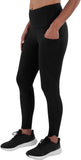 Member´s Mark Ladies Womens Everyday Perforated Leggings A21-0012 Black S