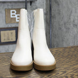 Universal Thread Jenna Platform Boots with Memory Foam Insole Off White 8.5M