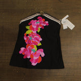Trina Turk Bougainvillea Reversible Halter Neck Tankini Top Black Multi 12