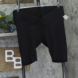 Motherhood Maternity Maternity Knit Casual Shorts Black L
