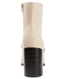 Journee Collection Women's Monicco Booties Shoes Natural Off White 7M