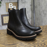Universal Thread Womens Faux Leather Pull On Chelsea Boots Black 8W