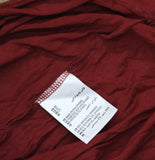 Style & Co. Knit Button Up Roll Tab Shirt Red 2X