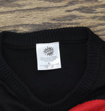 The Grinch Long Sleeve Ugly Christmas Knit Sweater Black Multi L