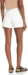 [blanknyc] Womens Clothing High Rise Denim Shorts Head in the Clouds White 28