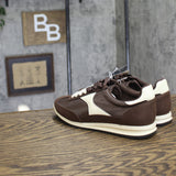Universal Thread Skyler Jogger Sneakers Low Top Double Lace Brown Multi 6.5M