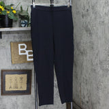 Banana Republic Womens Pull On Tapered Elastic Waist Pants 1588693 Navy Blue 8