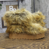 A New Day Womens Terra Boots Faux Fur Fuzzy 94715795 Brown 7M