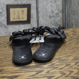 Shade & Shore Womens Mallory Jelly Sandals 89395442 Black 8M