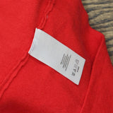 C. Wonder Womens Knit Parka Belted Winter Cowl Neck Jacket Coat Red L