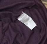 Denim & Co. Womens Knit Jacquard Blazer Jacket A703373 Deep Wine Purple L