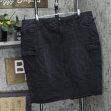 Ava & Viv Womens Midi Denim Skirt 90574415 Black 24