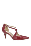 Bandolino Zeffer Detail Dress Pumps BNZEFFER3 Medium Red 6.5M