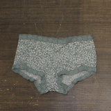 Maidenform Womens One Fab Fit Microfiber Boyshorts 40760 Green Print S