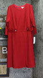 London Times and Special Occasions-Versatile Wedding Guest Dresses Savvy Red 20W
