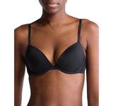 Calvin Klein Womens Attraction Push Up Plunge Bra QF7578 Black 32DD