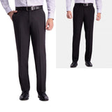 Haggar Comfort Straight-Fit 4-Way Stretch Wrinkle-Free Flat-Front Dress Pants