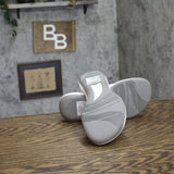 Clarks Women Breeze Reyna Cloudsteppers Thong Sandals 26181818 Silver Gray 5M