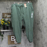 Levi's Womens Off Duty Jogger Slouchy Pants A19540005 Thyme Green 22W