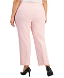 Kasper Womens Plus Size Straight-Leg Pants 10891923 Tutu Pink 20W