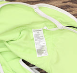 Sanctuary Stay Connected Tie-Front One-Piece Swimsuit Daquiri Green Yellow S