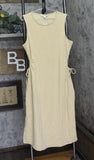 And Now This Women's Side Cutout Midi Dress 1004390001 Camel Brown XL