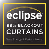 Eclipse Thermapanel Darkening Rod Pocket Window Curtain Panel Blue 54x84
