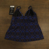 Miraclesuit Thebes Allura Underwire Bra Tummy Control Tankini Top Blue Multi 12