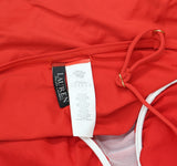 Lauren Ralph Lauren Beach Club Toggle Underwire Tankini Swim Top 20401120 Red 12