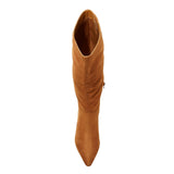 Universal Thread Tall Dress Boots with Memory Foam Insole Chestnut Brown 7.5M