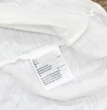Style & Co. Womens Embroidered Flutter-Sleeve Top Bright White Multi S