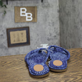 Universal Thread Paisley Thong Kirby Sandals 95000853 Navy Blue 10M