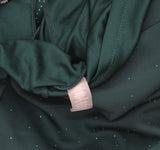 Calvin Klein Sleeveless Boat-Neck Embellished Scuba Sheath Dress Emerald Green 2