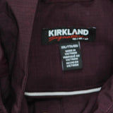 Kirkland Signature  Ladies Trench Rain Jacket 7778999 Merlot Purple 2XL