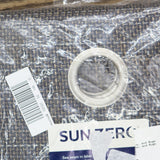Sun Zero Weave Total Blackout Grommet Curtain Panel Coal Black Multi 52X84