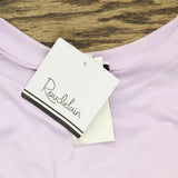 Roudelain Womens Round-Neck Dolman-Sleeve Pajama Sleep Shirt Lavender Fog L