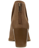 Sun + Stone Womens Pull On Elizaa Booties 10010962100 Cognac Brown 12M