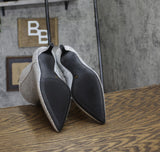 On 34th Womens Aatira Tulip Booties 10019682200 Silver Glitter Gray 5M