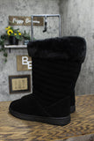 Style & Co. Womens Novaa Suede Winter & Snow Boots 10013336000 Black 9M