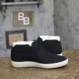 Ecco Soft 7 Side Zip Bootie Sneaker 430243 Black Nubuck US 6M-6.5M (EUR 37)