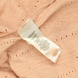 Frye Womens Ladies Textured Blouse Shirt Top 1784602 Pink XL