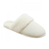 Auden Womens Rae Velvet Scuff Slippers 91639574 Cream Off White M (7/8)